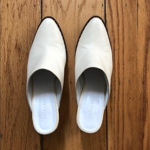 Freda Salvador White Mules